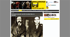 Desktop Screenshot of giovaniscuole.biennaledemocrazia.it